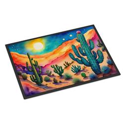 18 x 27 in. Unisex Cactus in Color Doormat