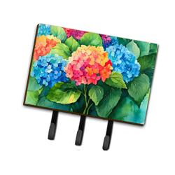 9 x 6 in. Unisex Hydrangeas in Watercolor Leash or Key Holder