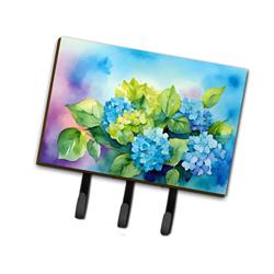 9 x 6 in. Unisex Hydrangeas in Watercolor Leash or Key Holder