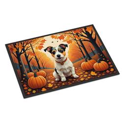 18 x 27 in. Unisex Jack Russell Terrier Fall Doormat