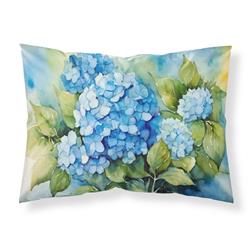 20.5 x 30 in. Unisex Hydrangeas in Watercolor Fabric Standard Pillowcase