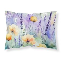20.5 x 30 in. Unisex Lavender in Watercolor Fabric Standard Pillowcase