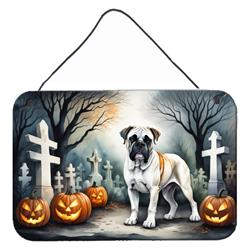 DAC2025DS812 12 x 8 in. Boxer Spooky Halloween Wall or Door Hanging Prints
