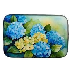 DAC1578DDM 21 x 14 in. Hydrangeas in Watercolor Dish Drying Mat