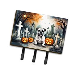 9 x 6 in. Unisex Boxer Spooky Halloween Leash or Key Holder