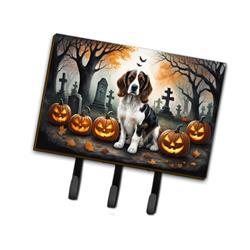 DAC2057TH68 9 x 6 in. Unisex Welsh Springer Spaniel Spooky Halloween Leash or Key Holder