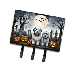 DAC2071TH68 9 x 6 in. Unisex Old English Sheepdog Spooky Halloween Leash or Key Holder