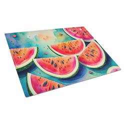 DAC1844LCB 15 x 12 in. Colorful Watermelons Glass Cutting Board - Large