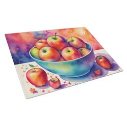 DAC1846LCB 15 x 12 in. Colorful Apples Glass Cutting Board - Large