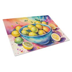 DAC1852LCB 15 x 12 in. Colorful Lemons Glass Cutting Board - Large