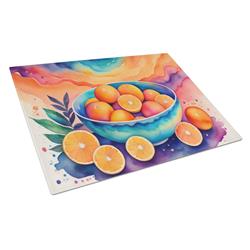 DAC1855LCB 15 x 12 in. Colorful Oranges Glass Cutting Board - Large