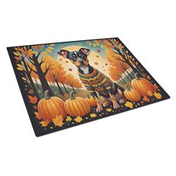 DAC1059LCB 15 x 12 in. Unisex Miniature Pinscher Fall Glass Cutting Board - Large