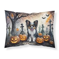 20.5 x 30 in. Unisex Papillon Spooky Halloween Fabric Standard Pillowcase