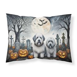 DAC2071PILLOWCASE 20.5 x 30 in. Unisex Old English Sheepdog Spooky Halloween Fabric Standard Pillowcase