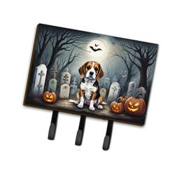 DAC2011TH68 9 x 6 in. Unisex Beagle Spooky Halloween Leash or Key Holder