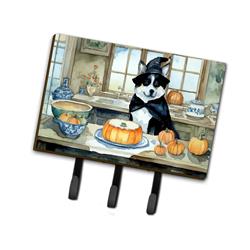 9 x 6 in. Unisex Akita Fall Kitchen Pumpkins Leash or Key Holder