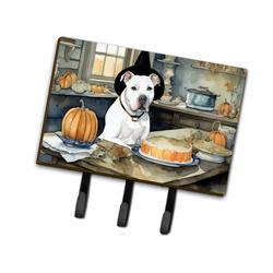 DAC1726TH68 9 x 6 in. Unisex Pit Bull Terrier Fall Kitchen Pumpkins Leash or Key Holder