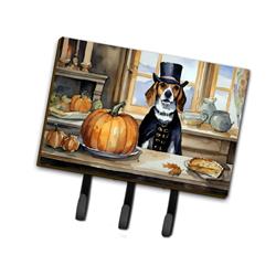9 x 6 in. Unisex Beagle Fall Kitchen Pumpkins Leash or Key Holder