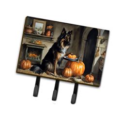DAC1736TH68 9 x 6 in. Unisex Belgian Tervuren Fall Kitchen Pumpkins Leash or Key Holder