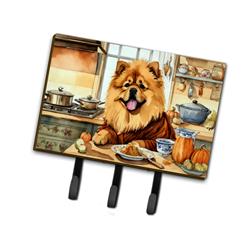 9 x 6 in. Unisex Chow Chow Fall Kitchen Pumpkins Leash or Key Holder