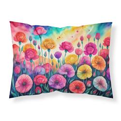 20.5 x 30 in. Unisex Carnations in Color Fabric Standard Pillowcase
