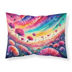20.5 x 30 in. Unisex Dianthus in Color Fabric Standard Pillowcase