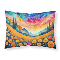 20.5 x 30 in. Unisex Marigolds in Color Fabric Standard Pillowcase