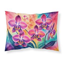 20.5 x 30 in. Unisex Orchids in Color Fabric Standard Pillowcase
