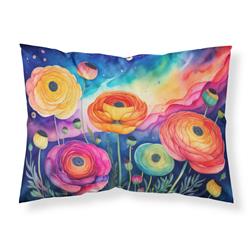 20.5 x 30 in. Unisex Ranunculus in Color Fabric Standard Pillowcase