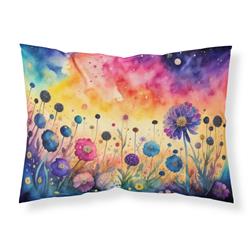 20.5 x 30 in. Unisex Scabiosa in Color Fabric Standard Pillowcase