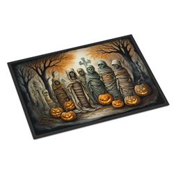18 x 27 in. Unisex Mummies Spooky Halloween Doormat