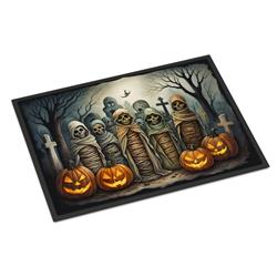 18 x 27 in. Unisex Mummies Spooky Halloween Doormat