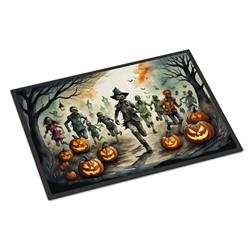 18 x 27 in. Unisex Zombies Spooky Halloween Doormat