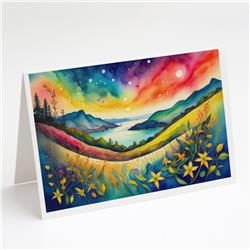 5 x 7 in. Unisex Hypericum or St. Johns Wort in Color Greeting Cards & Envelopes - Pack of 8