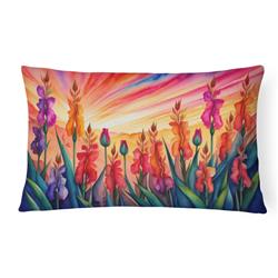 16 x 12 in. Unisex Gladiolus in Color Fabric Decorative Pillow