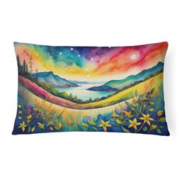 16 x 12 in. Unisex Hypericum or St. Johns Wort in Color Fabric Decorative Pillow