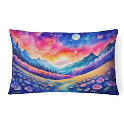 16 x 12 in. Unisex Periwinkles in Color Fabric Decorative Pillow