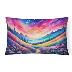 16 x 12 in. Unisex Phlox in Color Fabric Decorative Pillow