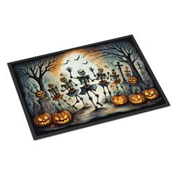 18 x 27 in. Unisex Dancing Skeletons Spooky Halloween Doormat