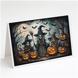 DAC2284GCA7P 5 x 7 in. Witches Spooky Halloween Greeting Cards & Envelopes - Pack of 8