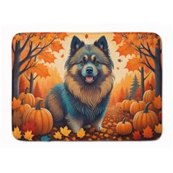 DAC1053RUG 19 x 27 in. Unisex Keeshond Fall Memory Foam Kitchen Mat