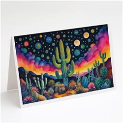 5 x 7 in. Unisex Queen of the Night Cactus in Color Greeting Cards & Envelopes - Pack of 8