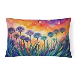 16 x 12 in. Unisex Agapanthus in Color Fabric Decorative Pillow
