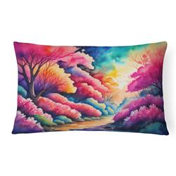 16 x 12 in. Unisex Azaleas in Color Fabric Decorative Pillow