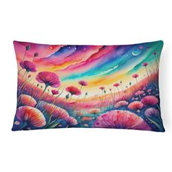 16 x 12 in. Unisex Dianthus in Color Fabric Decorative Pillow