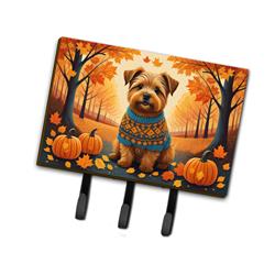 9 x 6 in. Unisex Norfolk Terrier Fall Leash or Key Holder