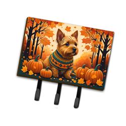 9 x 6 in. Unisex Norwich Terrier Fall Leash or Key Holder