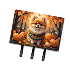 9 x 6 in. Unisex Pomeranian Fall Leash or Key Holder