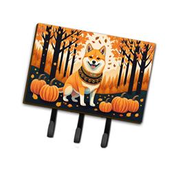 9 x 6 in. Unisex Shiba Inu Fall Leash or Key Holder