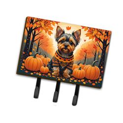 9 x 6 in. Unisex Yorkshire Terrier Fall Leash or Key Holder